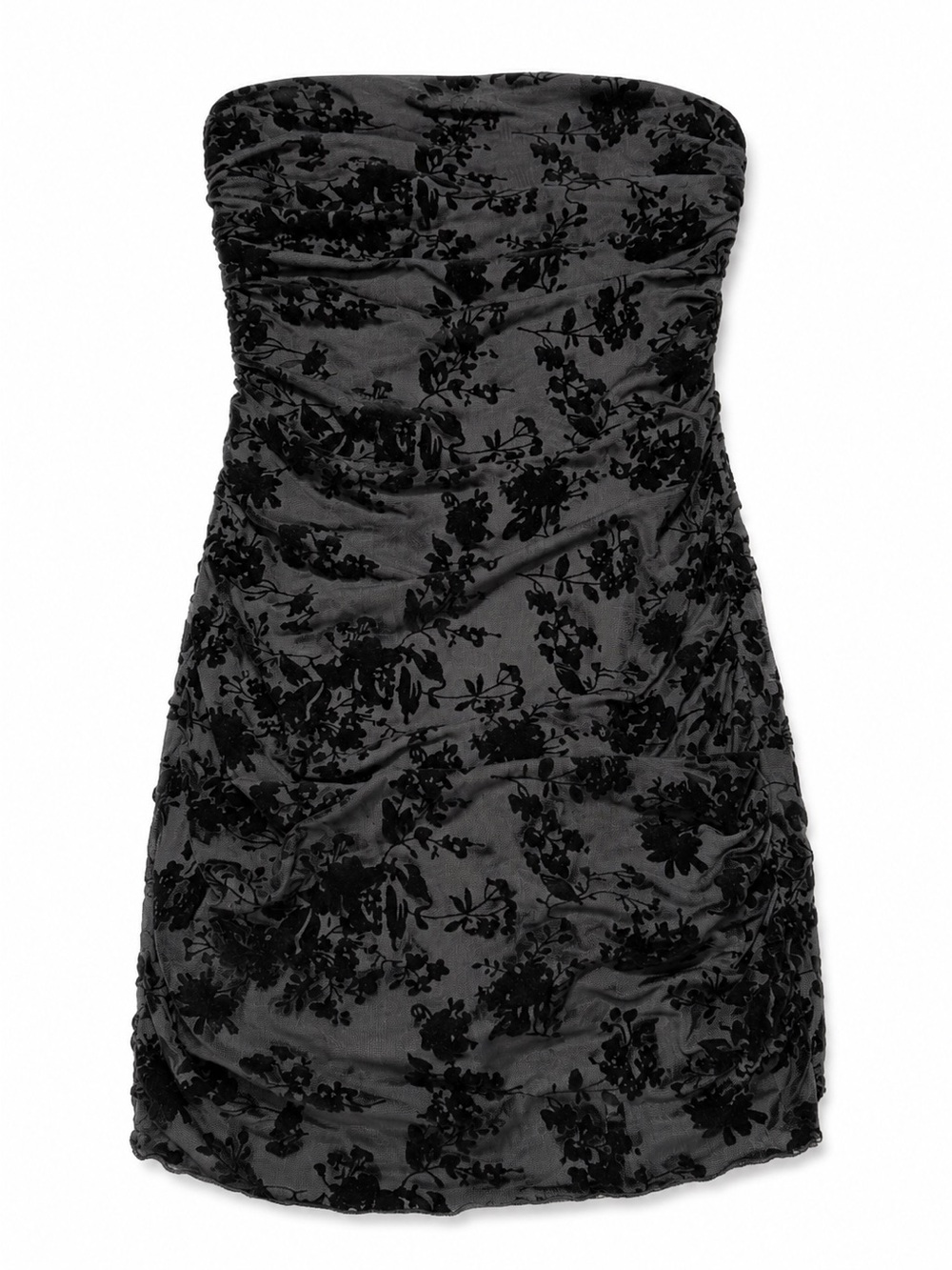 Strapless Little Black Dress with long ties to style